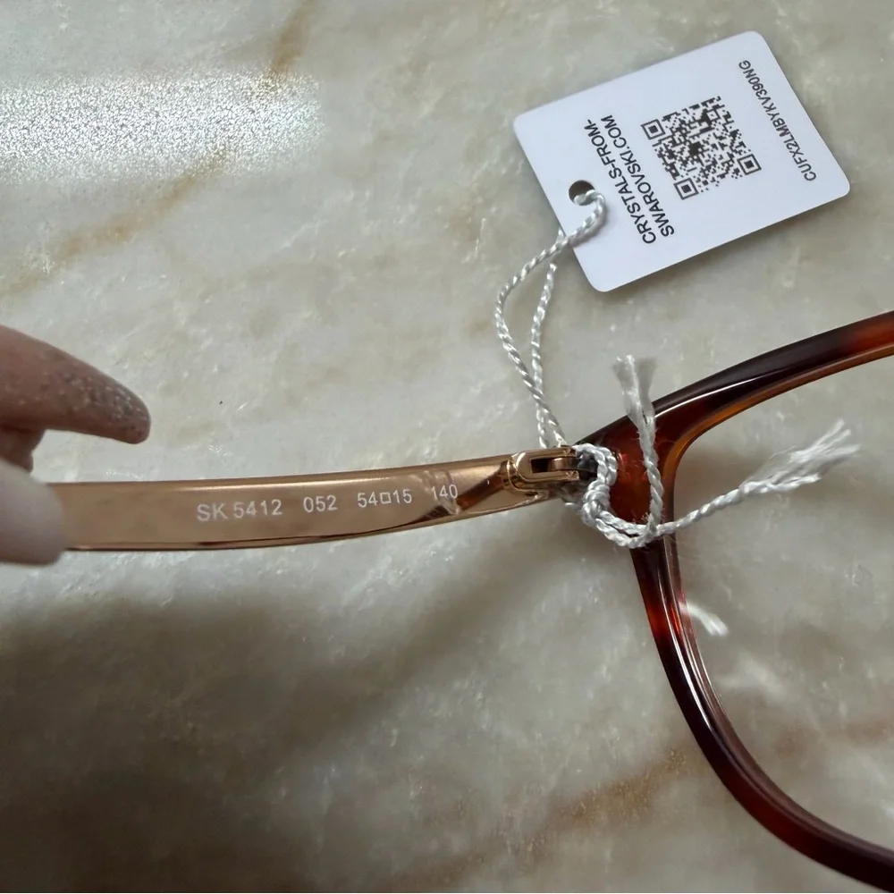 Swarovski Tortoise‎ Shell Rx Glasses SK5412 NEW